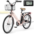 Electric Bike for Adults, 1000W Peak 70Miles + 20MPH Step Thru Electric Bike, Commuter E-Bike with Removable Battery, Dual Brake(Lockable), Detachable Foldable Basket(TUV & UL2849)