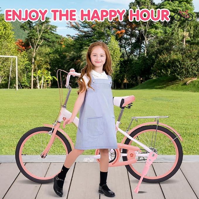 LEICHTEN Kickstand for Kids Bike, Kids Bike Kickstand for 12/14/16/18/20 Inch Wheel Children's Bicycle Single-Side Kick Stand Rear Mount Bikes Support Racks for Girls and Boys Bike, Non-adjustable