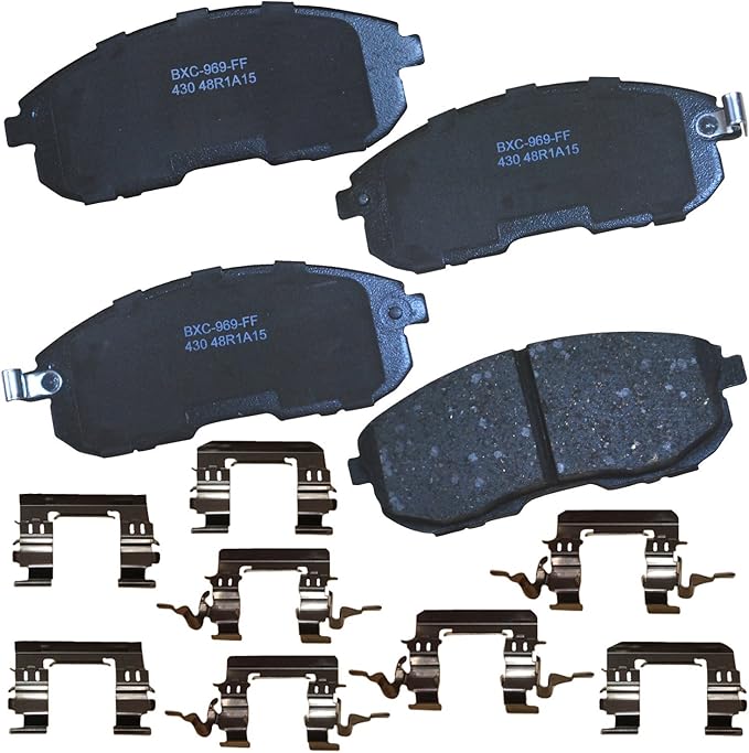 Bendix Premium SBC430 Ceramic Front Brake Pads for INFINITI G20 2002-1999, I30 1999-1996, Nissan Altima 2001-1993, Altra EV 2001-1999, Maxima 1999-1989, Sentra 2006-2000, Suzuki SX4 2007