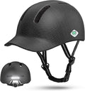 Shinmax Bike Helmet - Lightweight Adjustable Baseball Cap Style Cycling Helmet with Long Visor, Reflective Strip, for Urban Commuter, Mountain & Road Biking
