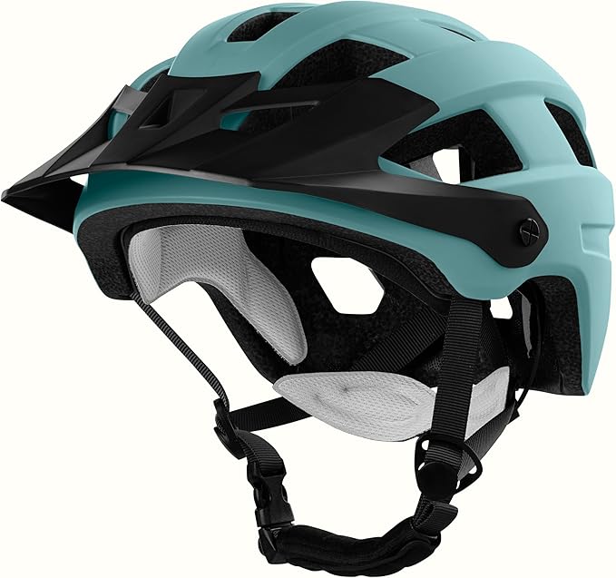 Retrospec Rowan Mountain Bike Helmet with Adjustable ErgoKnob Fit System - 14 Ventilation Ports, Removable Visor & EPS Foam Interior - Lightweight MTB Protection