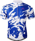 Men Bike Jersey Short Sleeve Road Cycling Shirts Biking Tops Moisture Wicking
