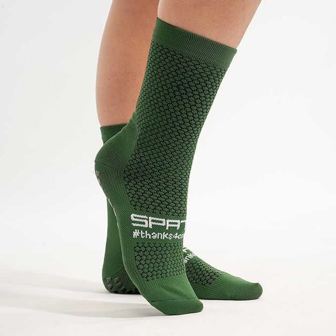 SOKZ2 Long Cycling Socks Performance Fit with Silicone Grippers Moisture Wicking Ideal for Road Racing and Training