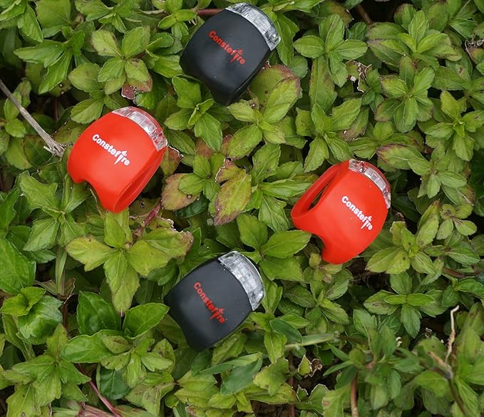 Bicycle Light Front and Rear Back Bike Tail Lights Silicone LED Bike Light Set - Bike Headlight and Taillight,Waterproof & Safety Road,Bicycle Bike Lights,Batteries Included,4 Pack led Safety Light