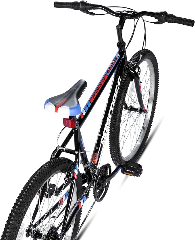 HILAND Adult 26 Inch Mountain Bike, Mens Womens Bicycle, High-Carbon Steel Frame Mountain Bicycle, Sport MTB for Adults, Multi-Color