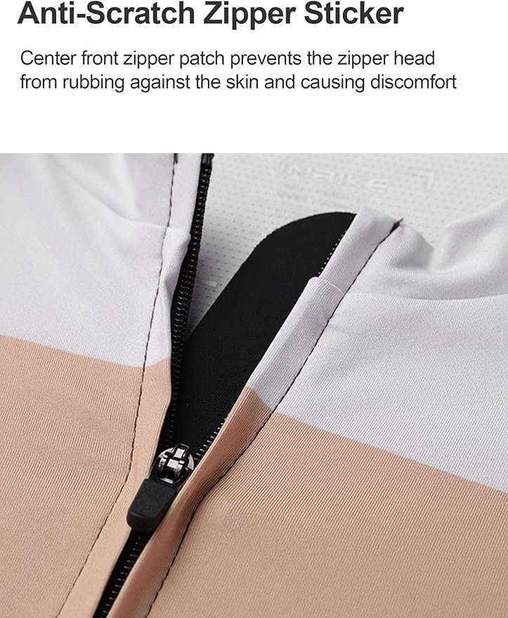 INBIKE Cycling Jersey Long Sleeve Breathable and Quick Dry with 3 Rear Pockets Biking Shirt for Men and Women
