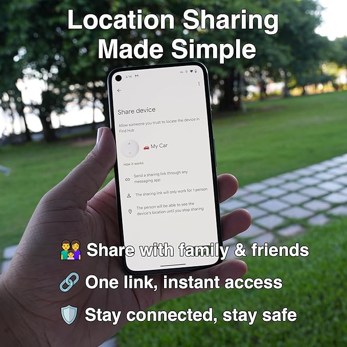 GPS Tracker for Vehicles – Google Find Hub Enabled, No Monthly Fee, Hidden Magnetic Waterproof Tracking Device for Vehicle, Trailer, Toolbox, Asset (Android Tracker)