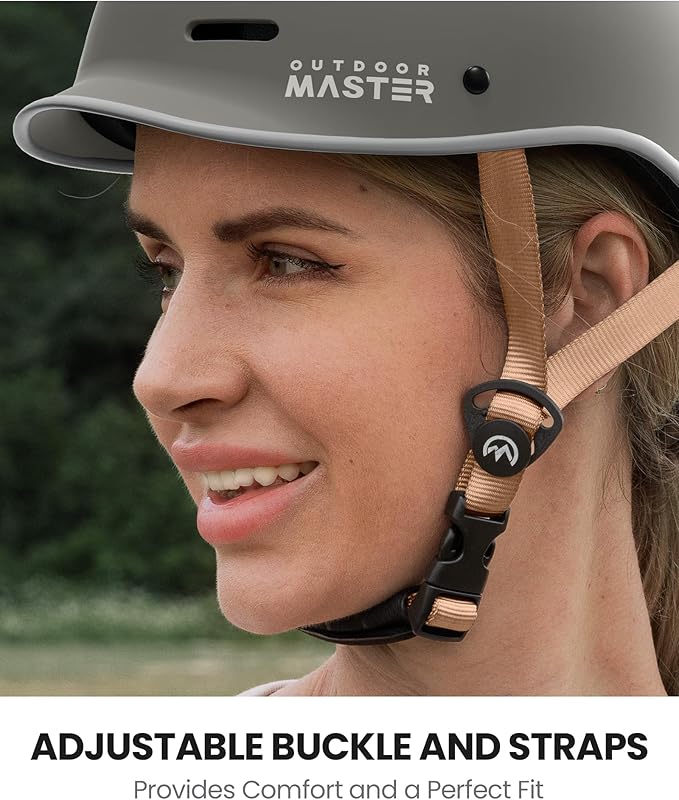 OutdoorMaster MIPS Adult Bike Helmet,Adjustable Cycling Helmet for Men & Women - Safety Certified for Bicycle Skateboard Road Bike Skating Roller Commuting Helmet