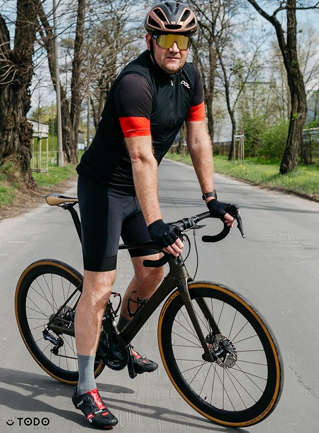 TODO PRO Cycling Socks - Breathable Bike Socks for Men and Women