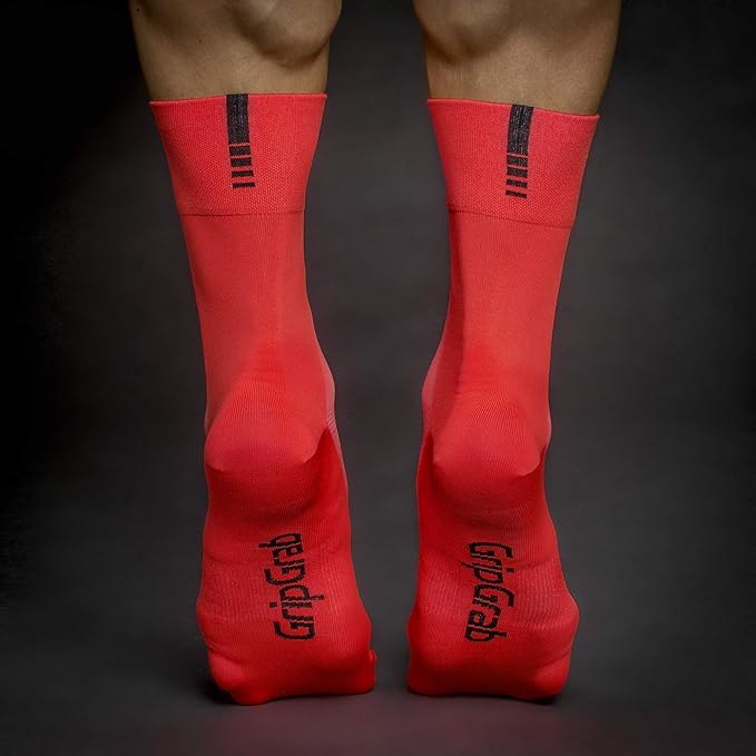 GripGrab Lightweight SL Performance Summer Cycling Socks Eyecatching 2 Lengths Road Mountain Gravel Bike Indoor Biking