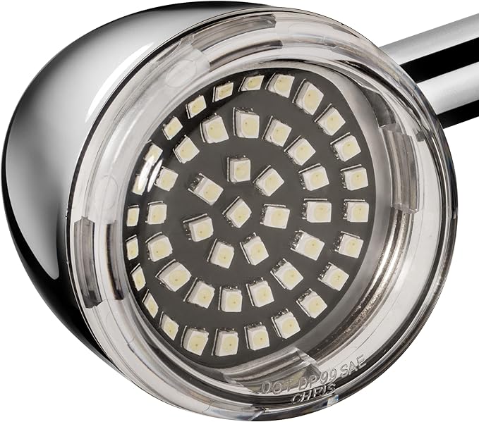 Rogue Rider Industries - Rear Motorcycle LED Turn Signals ONLY (1156) - BLACK LABEL SPECIAL EDITION - Flashing Red LED Turn Signal Lights - 1156 Rear Replacement Lights for HARLEY DAVIDSON SigZ