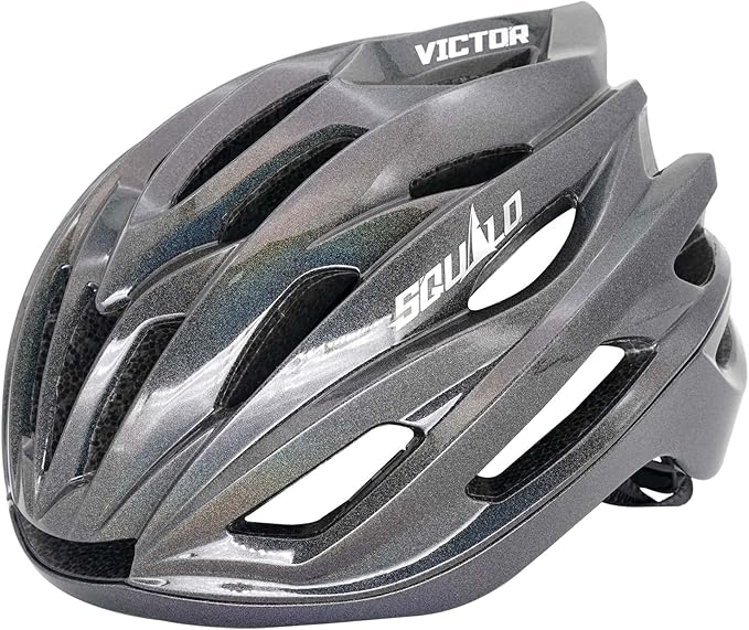SQUALO Victor Bike Helmet for Men Women, Bicycle Helmet with Adjustment Dial Unisex Adults Cycling Helmet for Mountain Road Biker Lightweight Ventilated
