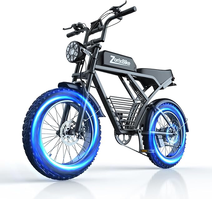Electric Bike for Adults,48V 20AH - Peak Power 1500/3000W Brushless Motor Electric Bicycle - Max Speed 31-35MPH - Max 80 Miles Range - 20" x 4.0" Fat Tire Dirt E-Bike,7-Speed - UL 2849