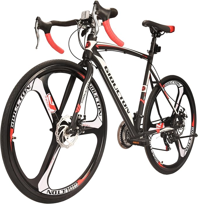 EUROBIKE Mens Road Bike, YH-XC550 Road Bike for Men, 54cm Frame Bicycle, 700C Wheels,Urban Commuter Bikes