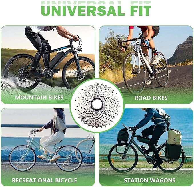 Bike Cassette 10 Speed Cassette Sprockets CS-HG500-10 Bike Sprocket for Mountain Bike Folding Bike Commuter Bike