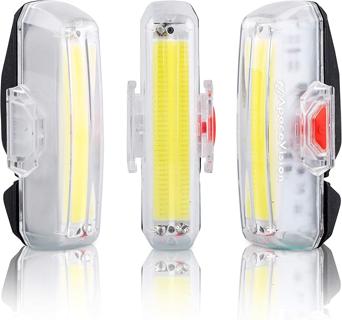 Apace Illuma ZT3000 USB Rechargeable Front Bike Light with 200 Lumens Light for Optimal Visibility on Bike