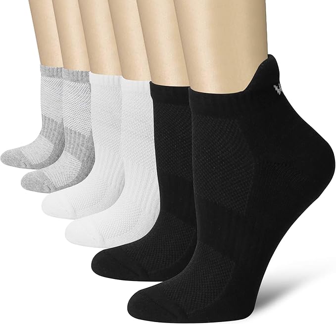 QUXIANG Compression Socks for Women & Men Circulation 3/6/7 Pairs Arch Ankle Support 15-20 mmHg Best for Running Cycling
