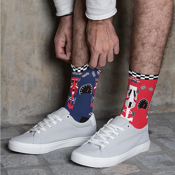 FOURSTUFF Ski, Cycling, Basketball, Golf, Pickleball, Softball, Volleyball, Wrestling, Soccer - Sports Socks for Women Men