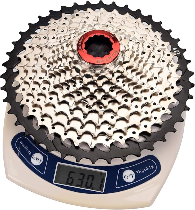 CYSKY 8/9/10/11/12-Speed Cassette 11-25T/28T/32T/34T/36T/40T/42T/46T/50T/52T Bike Sprocket Freewheel Compatible with Shimano, Sram HG Hub, Fit for Mountain Bike, Road Bike, MTB Cassette