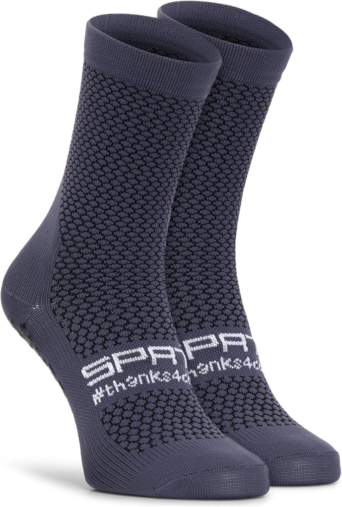 SOKZ2 Long Cycling Socks Performance Fit with Silicone Grippers Moisture Wicking Ideal for Road Racing and Training