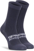SOKZ2 Long Cycling Socks Performance Fit with Silicone Grippers Moisture Wicking Ideal for Road Racing and Training
