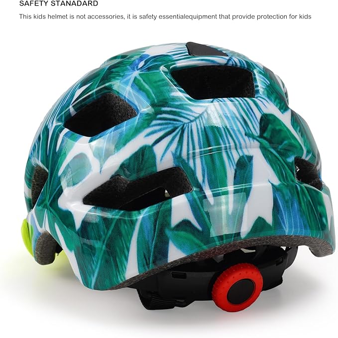 Kids Helmet, Exclusky Kids Bike Helmet Adjustable Safety Lightweight Children Bicycle Helmet for Kids Skating Cycling Scooter Boys and Girls Bicycle Helmets Ages 5-8-14