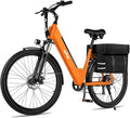 Qlife Cityone Electric Bike for Adults & Teens, Step-Through Commuter Ebike, 1000W Peak Motor, 55-Mile Range, 48V Removable Battery, 26-Inch City Tires, 7-Speed, Up to 25 MPH