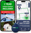 GPS Tracker for Kids with SOS Button – Real Time Tracking Device for Kids, Backpack, Keys - Smart Alerts - Long Battery Life Locator Tag – Android & iOS Compatible (12-Mo Subscription Included)