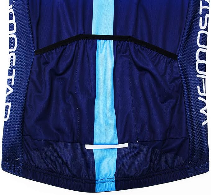 New Pro Full Zipper Men's Cycling Jersey Short Sleeve Riding Shirt USA