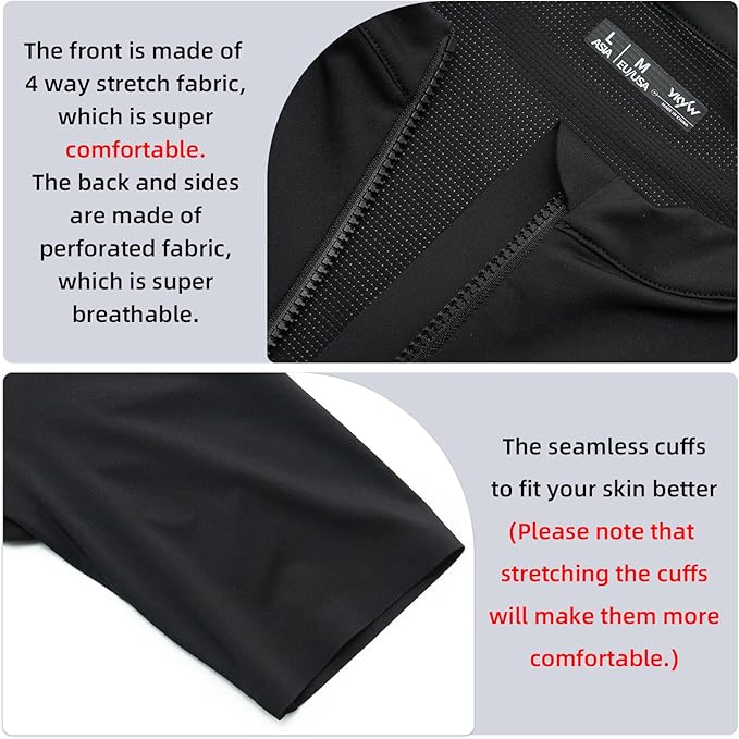 YKYWBIKE Cycling Jersey Men with Pockets Bike Jersey Short Sleeve Biking Shirts for Men Cycling Breathable MTB Biker Shirts