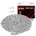 BUCKLOS 6/7/8/9/10/11/12 Speed Bike Chain, High Performance Lightweight Bicycle Chains for Road Bike/Mountain Bike/Ebike,Compatible with Shimano, SRAM, Campagnolo Silver/Gold