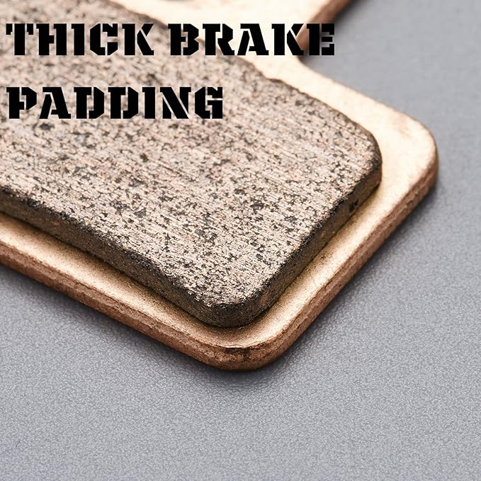 2 Pairs Brake Pads for TRP Tektro Shimano Deore Br-M575 M525 M515 T615 T675 M505 M495 M486 M485 M475 M465 M447 M446 M445 M416 M415 M395 M375 M315 M355 C601 C501(Resin,Semi-Metallic,Sintered Metal)