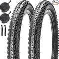 1 or 2 Pack 20 x 2.35 Bike Tire 20 inch Bike Tire Folding Replacement Bicycle Tire for MTB Mountain Bike BMX Bicycle and Commuter Bike