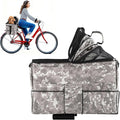Dog Bicycle Seat Rear Rack — Heavy-Duty Pet Bike Seat with Adjustable Fit, Tool-Free Install & Secure Safety Strap, Portable Foldable Dog Bike Booster for City Rides and Travel