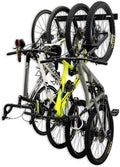 StoreYourBoard Bike Storage Rack, 4 Bike Racks for Garage, Solid Steel Extra Heavy Duty BLAT Bike Rack - Garage Wall Mounted Bicycle Storage, Up to 200lbs, 32-inch