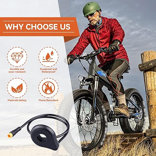 Pedal Assist Sensor for Ebike, 12 Magnets Electric Bikes Pedal Speed Sensor Bicycle Assistance Electric Bicycle Accessories