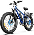 [UL Certified] Electric Bike for Adults with Peak 1500W Brushless Motor, 48V 15AH 35-60 Miles Battery Electric Bicycle, 26" Fat Tire Mountain Bike 28MPH 7 Speed Gears Ebike for Work,Off Road