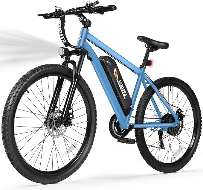 M200 Electric Bike for Adults – 21-Speed Gear 27.5" Mountain E-Bike, 1200W Peak Brushless Motor 28MPH, 48V 10.4Ah&13Ah Removable Battery, Up to 55-65 Miles Range, Step Over Commuter E-MTB, NFC Unlock
