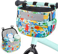 Kids Bike Basket, Bicycle Basket Front Handlebar, Waterproof Cute Fabric Children's Bike Basket, Kids Bike Accessories Fit Most Boys, Girls, Toddlers Bike or Scooter, Easy to Install