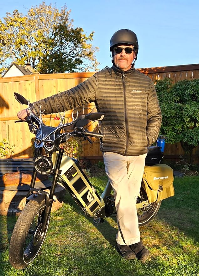 2026 eAhora Juliet Pro 2 EBike - Dual Motor 5400W/1200W 30-43MPH 60V 70Ah 200Mile Long Range Electric Bike for Adults, 20'' Fat Tire Fast Electric Mountain Bike Full Suspension Electric Bicycle