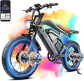 SMARTRAVEL 1200/3000W Adult Electric Bicycle,Dual Motor Electric Bike with 48V25Ah Dual Lithium Battery,70-92Miles Range,7 Speed Gears for Adults
