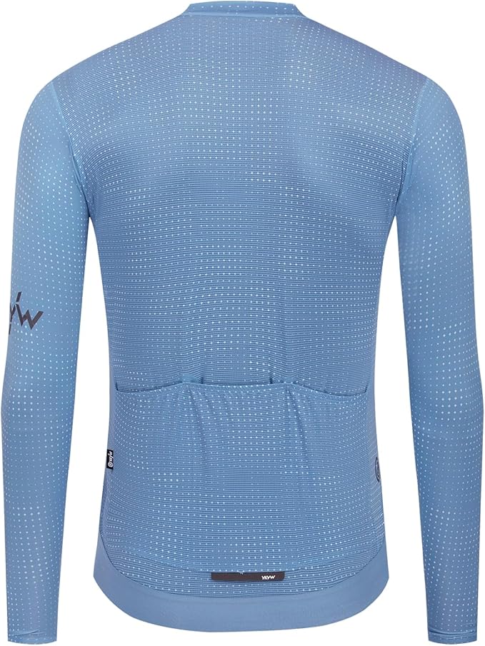 YKYWBIKE Cycling Jersey Men Long Sleeves Bike Jersey with Pockets Breathable MTB Biker Shirts Biking Shirts for Men Cycling