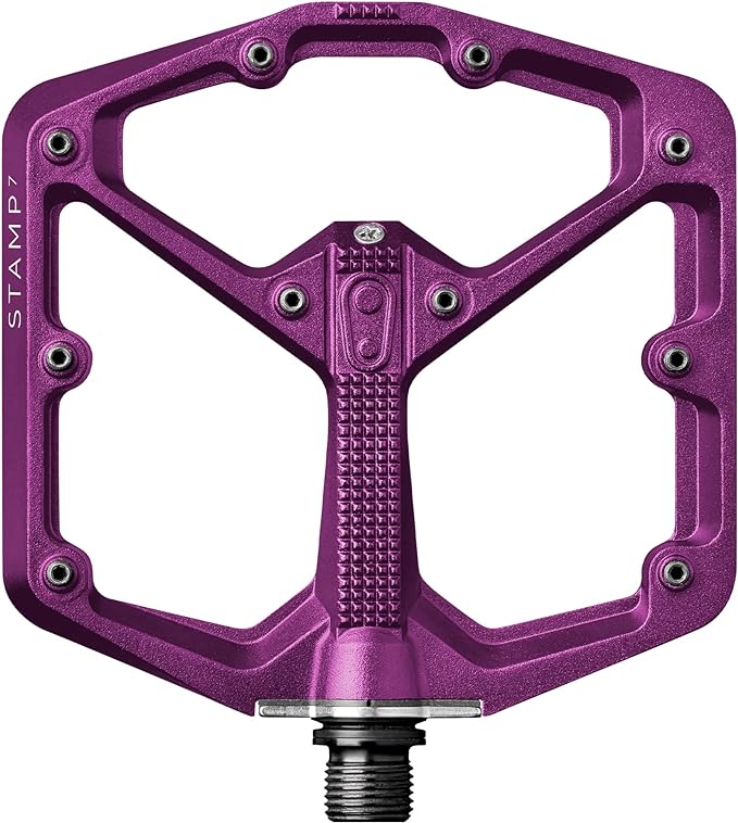 Crankbrothers Stamp Flat MTB Pedals - Size-Specific, Lightweight, Versatile, Durable Bike Pedals
