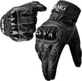Motorcycle Gloves for Men and Women – Motorbike Powersports Racing Gloves with Hard Knuckle, Anti-Slip Palms, and Touchscreen Perfect for BMX ATV MTB Riding, Dirt Bike, Road Racing