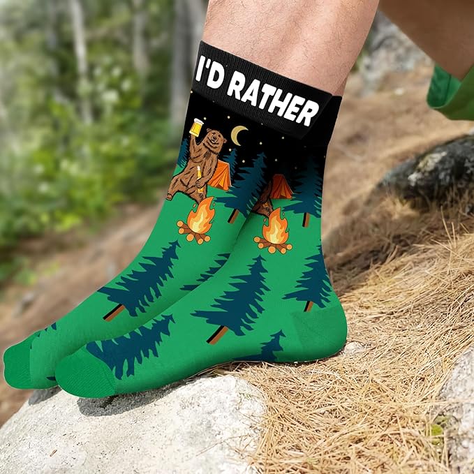 VICRAZY Hiking, Cycling, Camping Socks for Men, Women - Hiking, Bicycle, Camping, Bike Accessories, Stocking Stuffers
