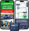 GPS Tracker for Vehicles with Magnet– 4G LTE Real-Time Location Device with App, Long Life Battery – Anti-Theft GPS Tracker for Car, Motorcycle, Scooter, Bike - (4-Mo Subscription Included)