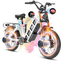 2025 Juliet Pro 2/Juliet Electric Bike for Adults 43MPH/34MPH Peak 5400W/1200W 60V 70AH/48V 60AH Ebike 220+Miles Long Range Electric Bike 20"*4.0 Fat Tires Step Thru Full Suspension Electric Bycicle
