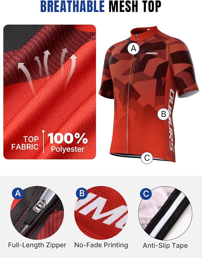 Cycling Jersey Set Short Sleeve Suits Men Bike Clothing Road Bicycle Shorts Padded Outfits