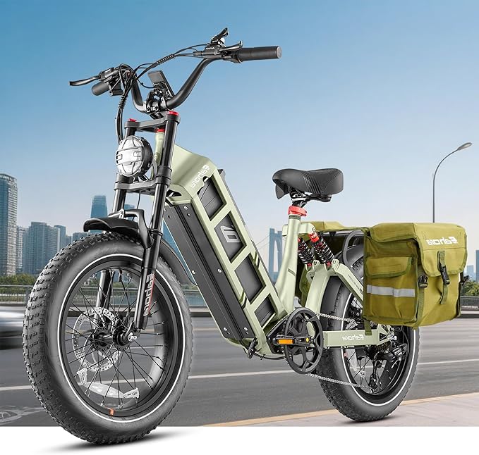 eAhora Juliet Pro 2/Juliet 2/Juliet Electric Bike for Adults 43Mph Peak 5400W/1700W/1200W Dual Motor Ebike 60V-52V 70Ah-60Ah 200+Miles Long Range Fat Tire Full Suspension Mountain Bike, E Bike