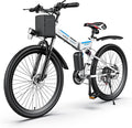 Vivi Electric Bike for Adults, 1000W Peak Folding Electric Mountain Bike 26'' Commuter Ebike 22MPH Foldable Ebike Adult Electric Bicycles with Battery, Dual Shock Absorber, SGS Certified to UL2849 | 750W Peak, Commuter Ebike, 22MPH, Removable Battery, ...